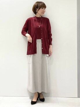 MKミッシェルクランさん（レディース・157cm）の秋コーディネート