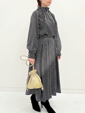 「OFUON（オフオン）のアイテム」を使った、MKミッシェルクランさん（レディース・151cm）の秋コーディネート
