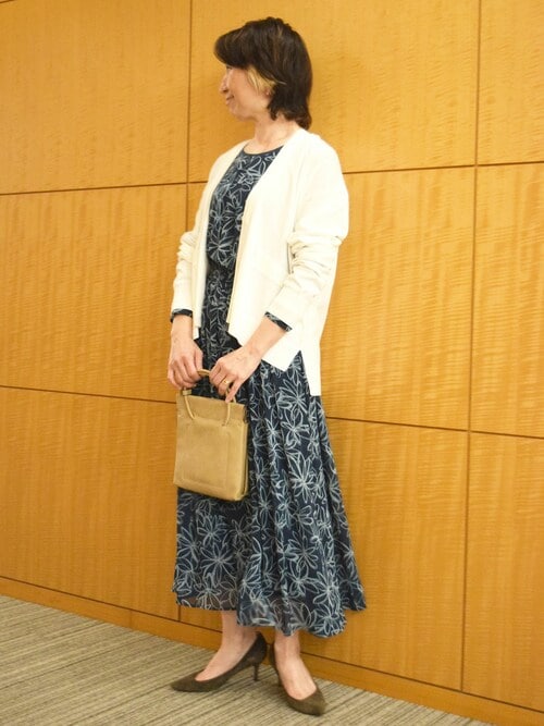 ブラウス シャツ ラインフラワーシフォンブラウス/洗える レディース ラインフラワーシフォンブラウス/洗える(ブラウス・シャツ) | MK