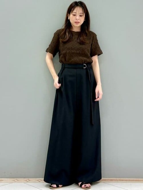 【小さいサイズ】フクレシャーリングカットソー/UVカット/洗える 小さいサイズ】フクレシャーリングカットソー／UVカット