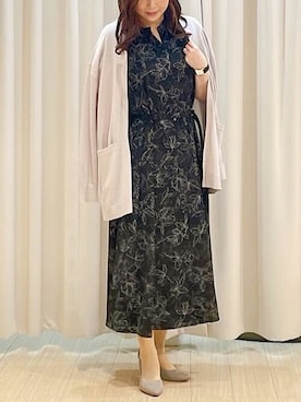 「OFUON（オフオン）のアイテム」を使った、MKミッシェルクランさん（レディース・153cm）の夏コーディネート