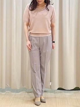 「ラメニット」｜MKミッシェルクランさん（レディース・153cm）の夏コーディネート
