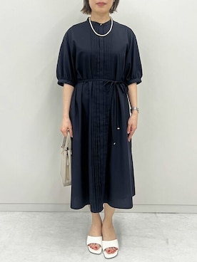 「OFUON（オフオン）のアイテム」を使った、MKミッシェルクランさん（レディース・157cm）の夏コーディネート