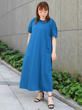 「MK MICHEL KLEIN（エムケーミッシェルクラン）のアイテム（ワンピース/ドレス）」を使った、MKミッシェルクランさん（レディース・157cm）の夏コーディネート