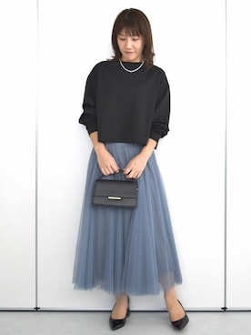 「クロップド丈」｜MKミッシェルクランさん（レディース・163cm）の秋コーディネート