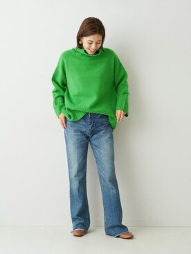 journal standard L'essage 銀座店スタッフさん（レディース・164cm）の秋コーディネート