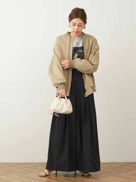 「journal standard L'essage（ジャーナルスタンダードレサージュ）のアイテム」を使った、journal standard L'essage 銀座店スタッフさん（レディース・164cm）の冬コーディネート