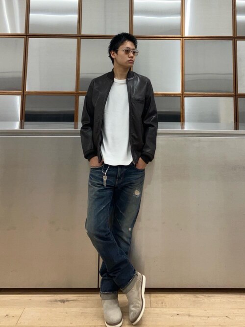 HYSTERIC GLAMOUR（ヒステリックグラマー）の「ゴートレザー リブ