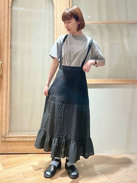 「kvell（ケベル）のアイテム」を使った、bulle de savonさん（レディース・152cm）の春コーディネート