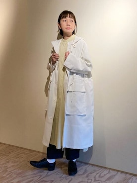 「yuni（ユニ　）のアイテム（その他アウター）」を使った、bulle de savonさん（レディース・152cm）の春コーディネート