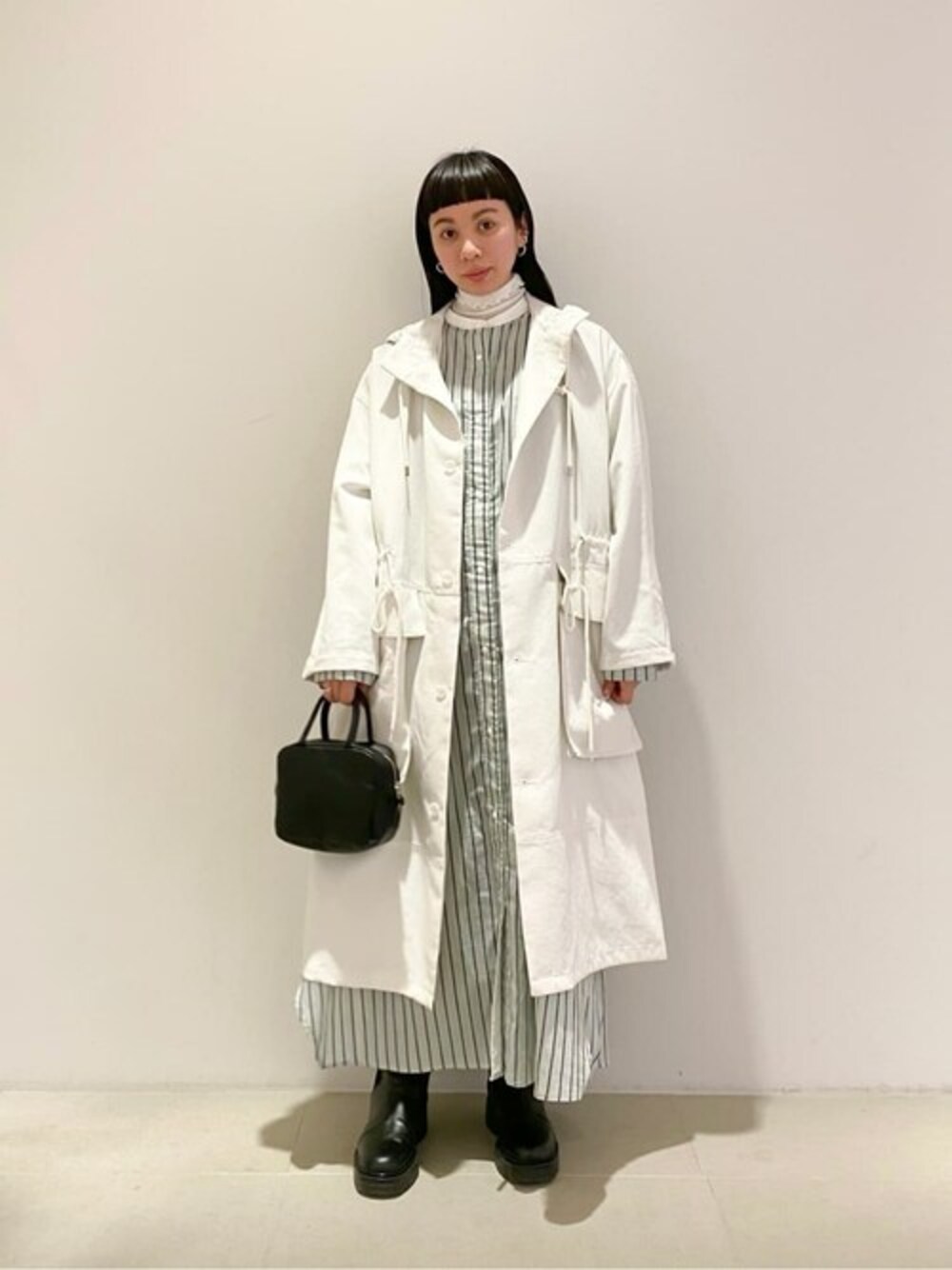 【yuni】 Pe washer hooded コート yuni ユニ Pe washer hooded コート - GIG Webshop