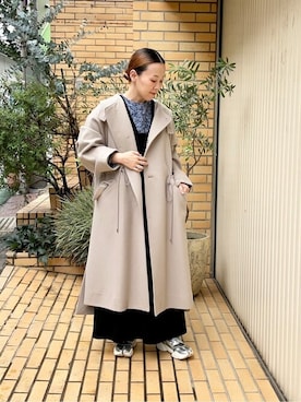 「yuni（ユニ　）のアイテム（その他アウター）」を使った、bulle de savonさん（レディース・152cm）の秋コーディネート