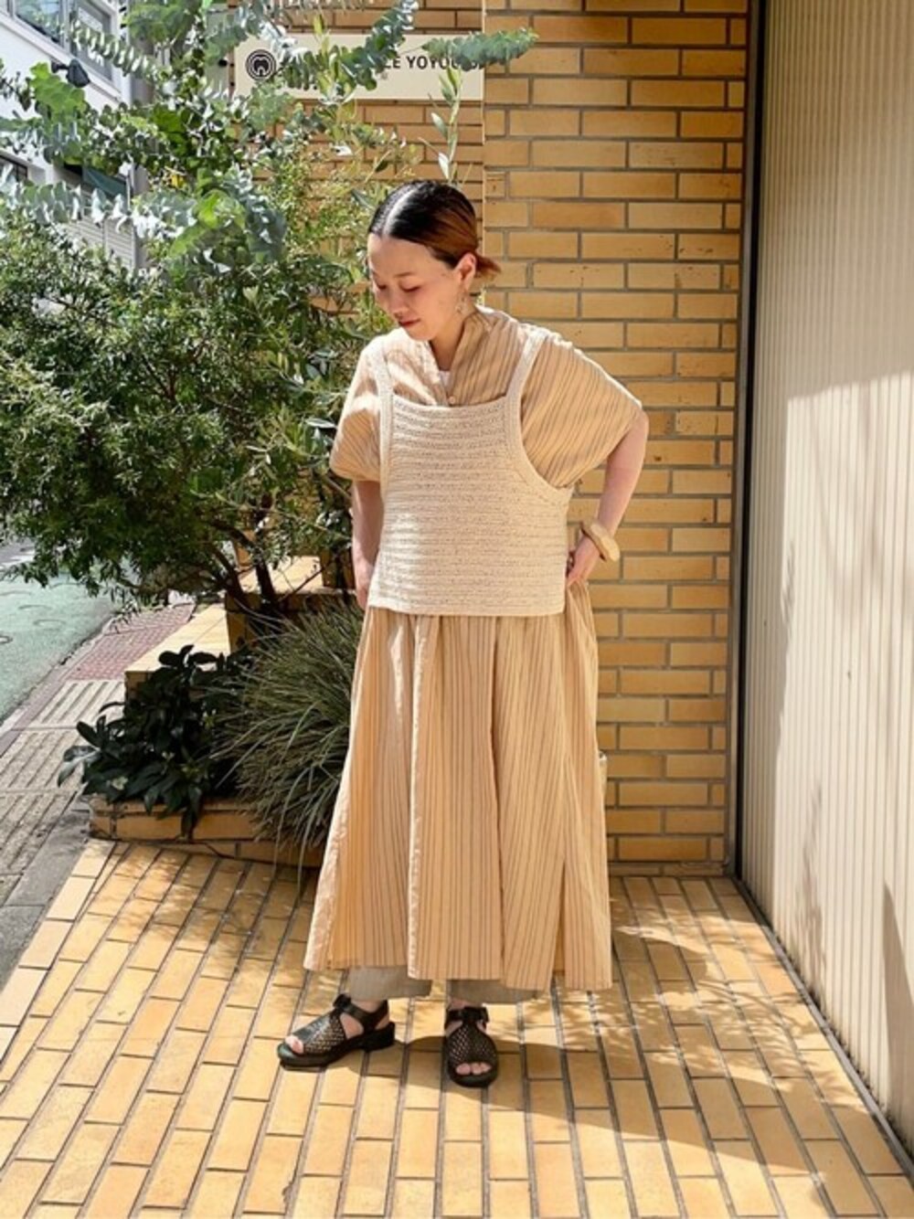 bulle de savon - yuni ガウンワンピース bulle de savon｜ビュルデサボンのトピックス「さらりと涼やかに