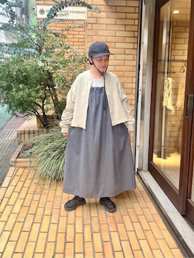 「アイテム（カーディガン/ボレロ）」を使った、bulle de savonさん（レディース・152cm）の秋コーディネート