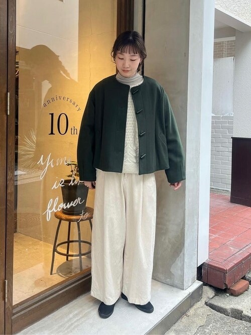 bulle de savon ノーカラーコート　ビュルデサボン bulle de savon atelierbulle de savonさんのノーカラーコートを