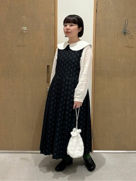 「きれいめコーディネート」｜bulle de savonさん（レディース・151cm）の冬コーディネート