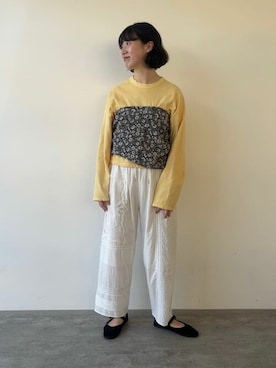 「yuni（ユニ　）のアイテム（財布/小物）」を使った、bulle de savonさん（レディース・158cm）の春コーディネート