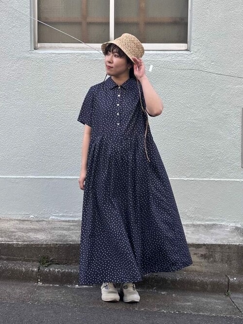 セール】ランダムドットプリント ワンピース（ワンピース