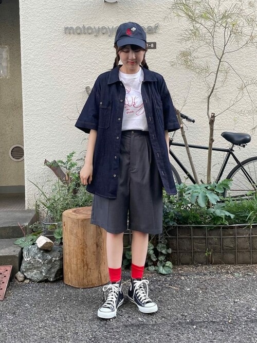 bulle de savon（ビュルデサボン）/ スノーパンツ △T/R ハーフパンツ（その他パンツ）｜bulle de savon