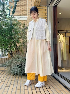「yuni（ユニ　）のアイテム」を使った、bulle de savonさん（レディース・163cm）の春コーディネート