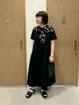 「yuni（ユニ　）のアイテム」を使った、bulle de savonさん（レディース・151cm）の春コーディネート