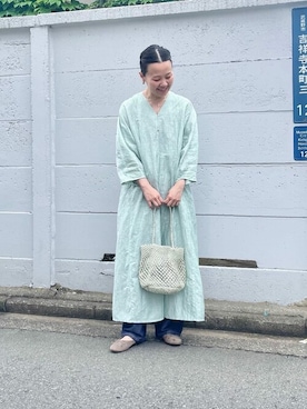 「yuni（ユニ　）のアイテム」を使った、bulle de savonさん（レディース・152cm）の春コーディネート