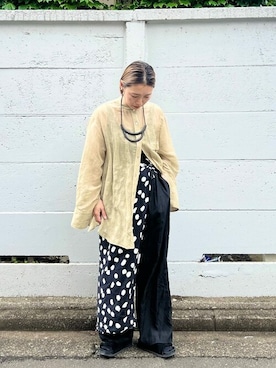 「yuni（ユニ　）のアイテム」を使った、bulle de savonさん（レディース・151cm）の春コーディネート