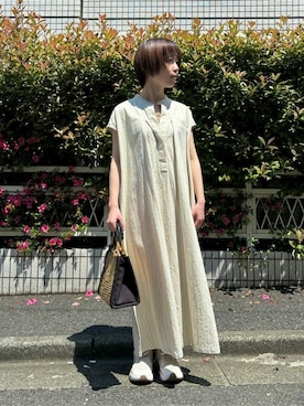 「yuni（ユニ　）のアイテム」を使った、bulle de savonさん（レディース・150cm）の春コーディネート