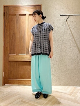 「yuni（ユニ　）のアイテム」を使った、bulle de savonさん（レディース・163cm）の春コーディネート