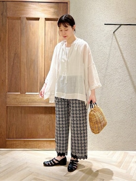 「yuni（ユニ　）のアイテム」を使った、bulle de savonさん（レディース・163cm）の春コーディネート