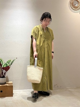 「yuni（ユニ　）のアイテム」を使った、bulle de savonさん（レディース・155cm）の夏コーディネート