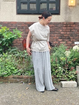 「yuni（ユニ　）のアイテム」を使った、bulle de savonさん（レディース・152cm）の夏コーディネート