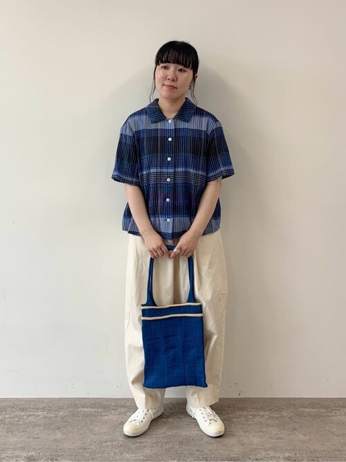 △タイルニット バッグ（トートバッグ）｜bulle de savon