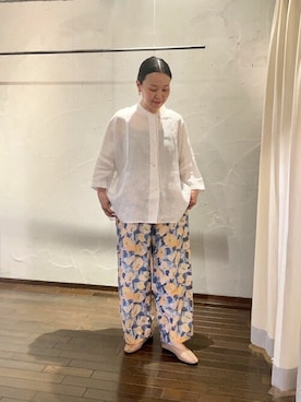 「yuni（ユニ　）のアイテム」を使った、bulle de savonさん（レディース・152cm）の夏コーディネート
