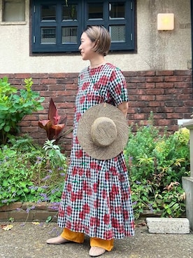「yuni（ユニ　）のアイテム」を使った、bulle de savonさん（レディース・150cm）の夏コーディネート