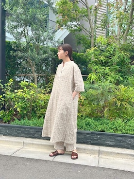 「yuni（ユニ　）のアイテム」を使った、bulle de savonさん（レディース・163cm）の夏コーディネート