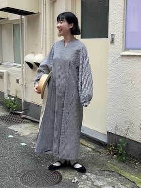 「yuni（ユニ　）のアイテム」を使った、bulle de savonさん（レディース・159cm）の夏コーディネート