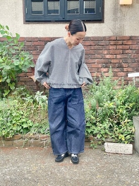 「yuni（ユニ　）のアイテム」を使った、bulle de savonさん（レディース・152cm）の夏コーディネート