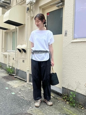 「アイテム（その他ヘアアクセサリー）」を使った、bulle de savonさん（レディース・151cm）の夏コーディネート