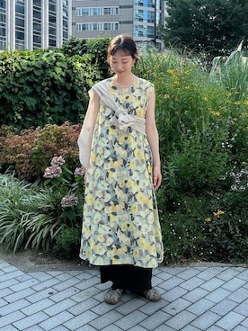 「yuni（ユニ　）のアイテム」を使った、bulle de savonさん（レディース・151cm）の夏コーディネート