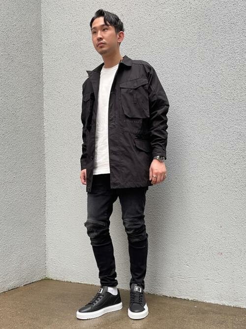 セール】5620 3D ZIP KNEE SKINNY JEANS/スキニー/立体裁断