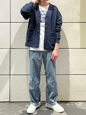 「アイテム（チノパンツ、その他）」を使った、G-Star RAWさん（メンズ・173cm）の春コーディネート