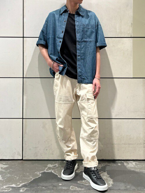G-STAR RAW シャツ BOXY FIT SHIRT/オーバーサイズデニムシャツ