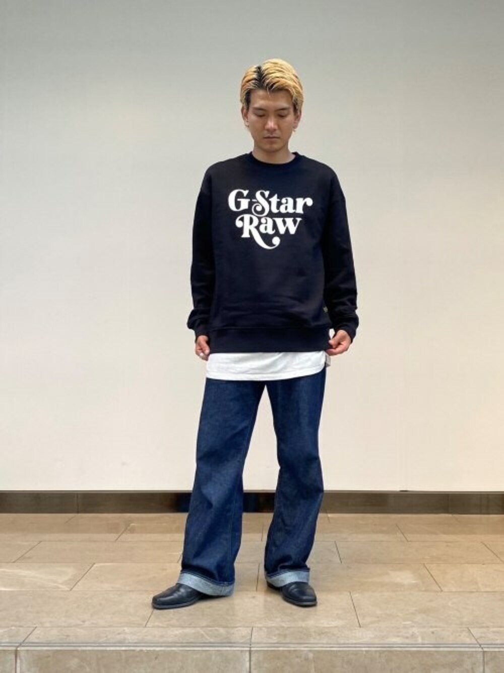 希少 G-STAR RAW デニムセットアップ　ストレッチ パンツスーツ 36 希少 G-STAR RAW デニムセットアップ ストレッチ パンツスーツ