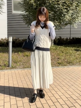 fuwa chanさん（レディース・162cm）の春コーディネート