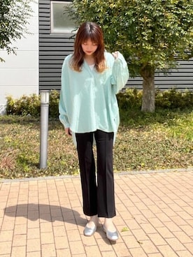 「きれい目コーデ」｜fuwa chanさん（レディース・162cm）の春コーディネート