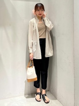 「AMERICAN HOLIC（アメリカンホリック）のアイテム（ネックレス）」を使った、fuwa chanさん（レディース・162cm）の春コーディネート