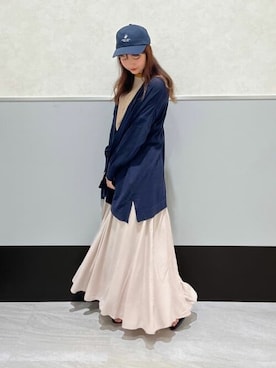 fuwa chanさんの「サラックールギャザーフレアスカート」を使ったコーディネート