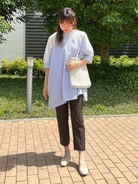 fuwa chanさん（レディース・162cm）の夏コーディネート