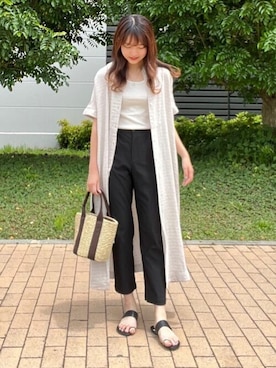 fuwa chanさん(レディース・162cm)の夏コーディネート